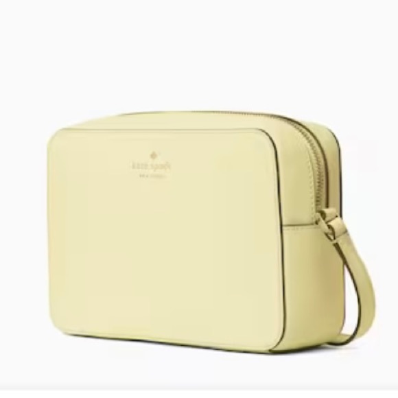 kate spade Handbags - Kate Spade Harper Crossbody lemon fondant refined grain leather NWT